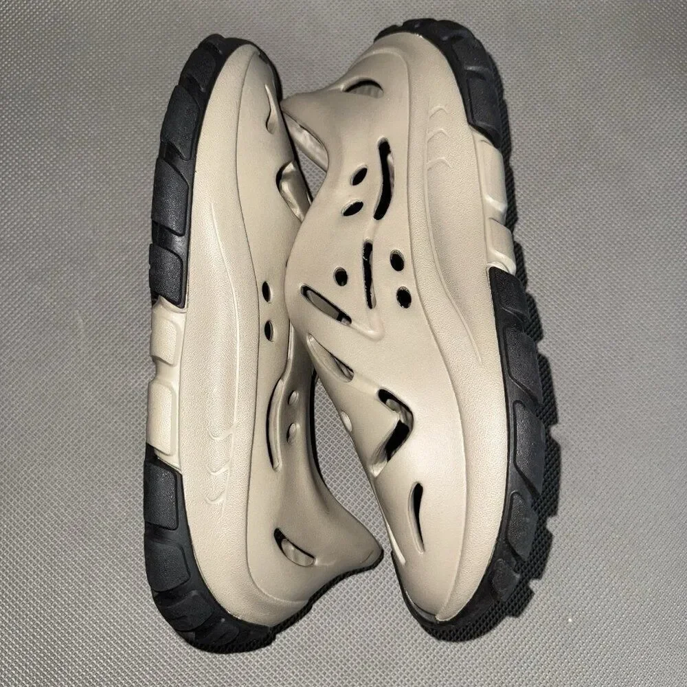 SIA Collective Evo Foam Tan Black Trainer Comfort Clog Shoe Men’s Size 8-9